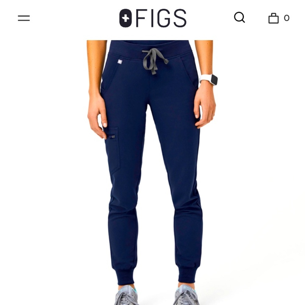 FIGS navy blue xs joggers